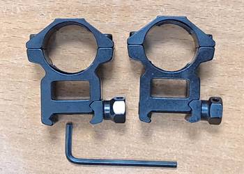 Montaż dwuczęściowy bardzo wysoki 1" szyna 22 mm