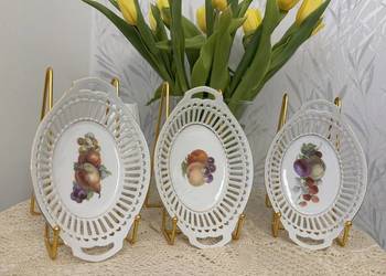 Zestaw ażurowych półmisków