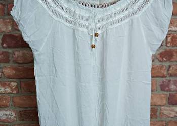 Biała cienka Bluzka