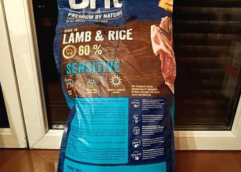 15kg karma sucha BRIT Sensitive z jagnięciną i ryżem. Zabawka GRATIS!