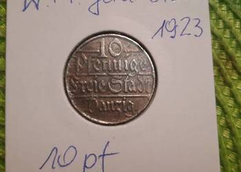 moneta Wolnego Miasta Gdańsk z 1923r