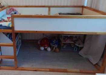 Łóżko Kura 90x200 Ikea piętrowe