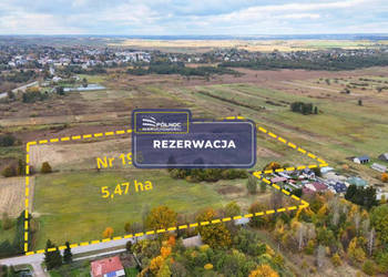 Duża działka 5,47 ha – Brody Duże!!