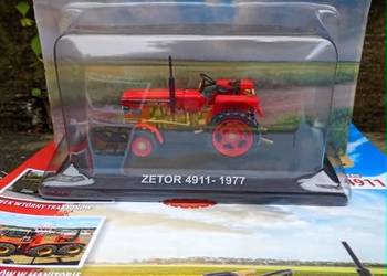 ZETOR 4911 Hachette model kolekcja Kultowe Traktory auta 1/43 PRL Nowy