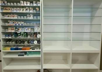 Regały / Meble sklepowe białe