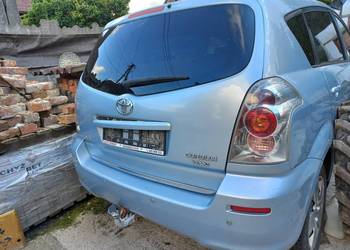 Wszystkie części toyota Corolla verso klapa, drzwi, lampy, koła, zderzak