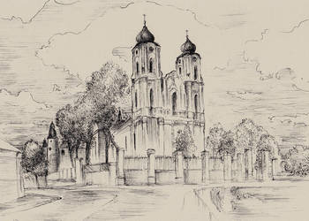 6 prac tworzących cykl pt."Podlasie w grafice"