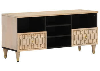 Szafka pod telewizor 100x33x46 cm lite drewno mango WM-358266