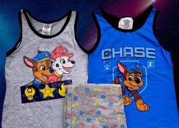 Nowe komplet 3 sztuk bluzki spodnie psi patrol paw patrol chłopiec