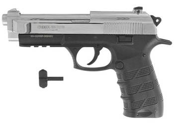 Pistolet wiatrówka Voltran Ekol ES P92B Shiny 4.5 mm - Blow Back