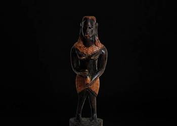 Afrykańska rzeźba z hebanu – Kobieta z ludu Himba