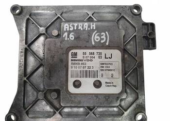 STEROWNIK SILNIKA Opel Astra III H 1.6 16V Z16XER GM 55568735 LJ