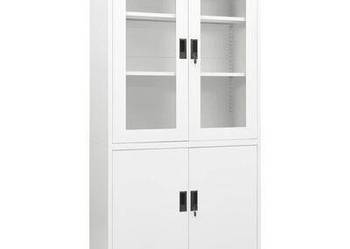 vidaXL Szafa biurowa, biała, 90x40x180 cm, stalowa(sku335946)