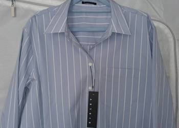 NOWA damska koszula włoskiej marki SISLEY roz. M baby blue_ gratis