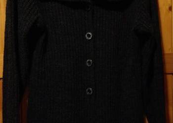 Sweter narzuta bardzo ciemno granatowy / morski Bek&R M L XL 38 40 42 wysył