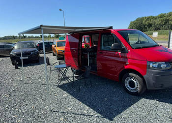 Volkswagen Transporter VW T5 2.0 TDI Kamper, klima, łóżko, roleta, WC, 3-o…