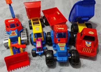 Zabawki Samochody - Koparki, Traktory, Ciężarówki - Mix