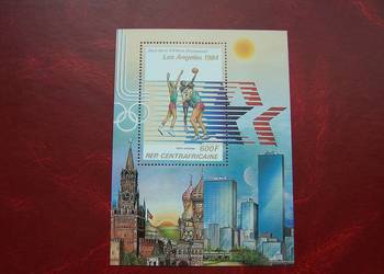Centralna Afryka 1984 MNH Olimpiada Los Angeles 84 Sport #2