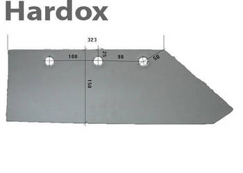 Lemiesz 14 cali HARDOX 172402/P do pługa GREGOIRE BESSON