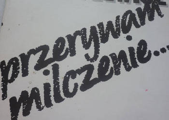 PRZERYWAM MILCZENIE... - PIOTR JAROSZEWICZ