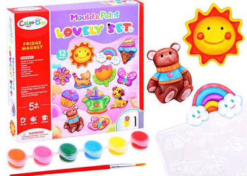 kreatywny zestaw zrób to sam kolorowe magnesy ZA2878