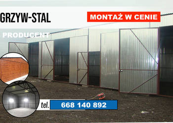 Garaż Blaszany - Garaże Blaszane – Konstrukcja OCYNK   - GRZYWSTAL Garaż Blaszany - Garaże Blaszane – Konstrukcja OCYNK   - GRZYWSTAL