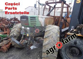 Fendt 514 części skrzynia biegów, zwolnica, silnik