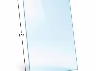 Podstawa szklana szkło szyba hartowana pod piec kominek 100X80 panel