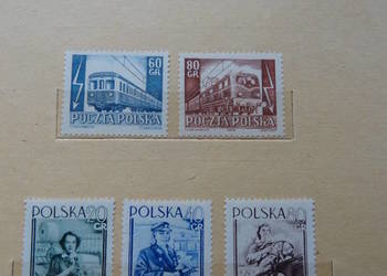 Znaczki pocztowe Polska Fi 699-756** Rok 1954