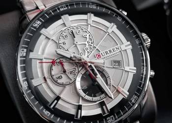 KUPIĘ zegarek CURREN 8362 –srebrno-czarny- stan b. dobry