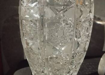 Wazon kryształowy transparentny 26 cm