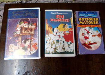 Bajki na kasetach video VHS Walta Disney'a