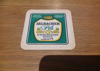Stara Podkładka pod Piwo IRLBACHER PILS Dwustronna