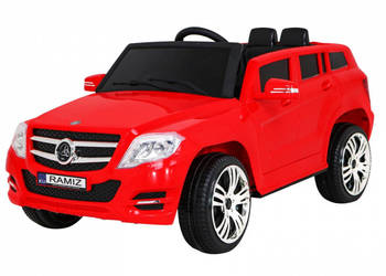 Autko City Rider dla dzieci Czerwony auto na akumulator