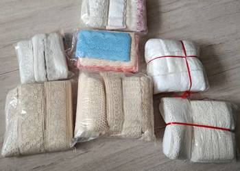 Bawełniane koronki gipura koronka z PRL zestaw