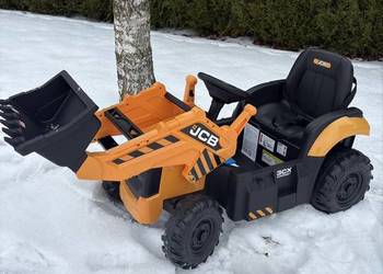 Koparka na akumulator traktorek zabawka dla dzieci