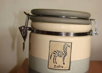 Florentine ceramiczny pojemnik z Zebrą