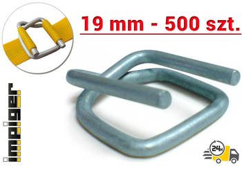 Zapinka druciana 19mm/500szt. Spinacz druciany CB6
