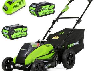 Nowa Kosiarka Aku GREENWORKS 46cm 40V DigiPRO BEZSZCZOTKOWA + 4 Ah + ŁAD