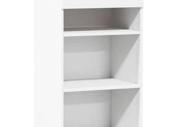 Szafka biała 50x425x93 cm materiał drewnopochodny WM-846327