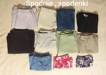 Ubrania damskie w rozmiarach 36 - 42 widoczne na zdjęciach.