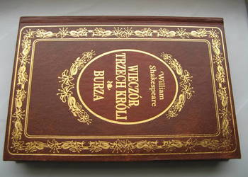 Wieczór trzech króli, Burza - William Shakespeare, oprawa twarda