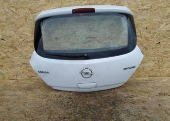 TYLNA KLAPA TYŁ POKRYWA BABAŻNIKA TYŁ SZYBA OPEL CORSA D BIAŁA