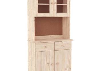 vidaXL Kredens ALTA, 77x35x165 cm, lite drewno sosnowe(SKU:3187773)