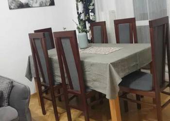 krzesla Agata 6 sztuk tapicerowane siedzisko i oparcie