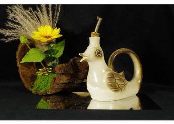 Karafka ceramiczna kogut Ceramika Włocławek vintage PRL