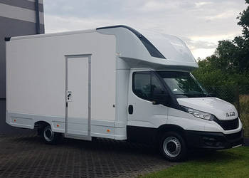 Iveco Daily KONTENER NISKOPODŁOGOWY 4,44x2,23x2,43 SKLEP BAR FOODTRUCK KAM…