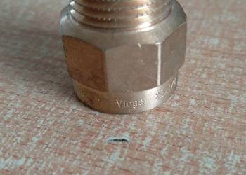 Nypel miedziany 22 mm x 1/2 cala Gw VIEGA