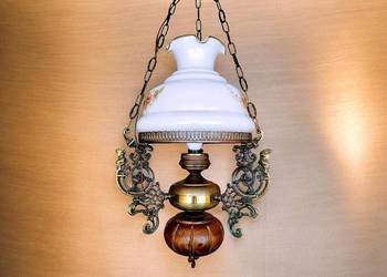 Wyjątkowa lampa sufitowa wisząca w stylu naftowym rustykalnym Vintage Loft