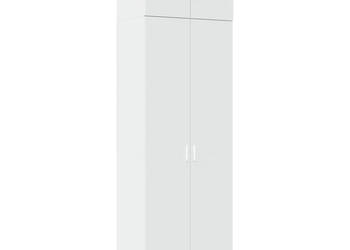 Szafka biała 70x425x225 cm materiał drewnopochodny WM-3281322